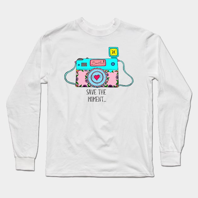 Retro camera Long Sleeve T-Shirt by GerganaR